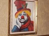 SIGNED RED SKELTON PAINTING