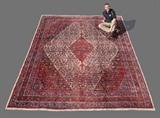 Lot 1092:  BIJAR HERATI DESIGN CARPET: Approximately 10' 10 1/2'' x 14' 8''