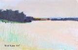 Lot 1159:  KAHN, Wolf, (American, 1927- ): ''Tasseled Field'', Oil/Canvas, 32 1/2'' x 50'', signed lower right, Grace Borgenicht Gallery Label affixed verso with titled, titled on the stretcher, encased in thin edge frame 33 1/4'' x 52''. Purchased in New York in the 60's. Est. $10000/15000**
CONDITION: In original condition, could use cleaning, small indentation in the upper right corner.