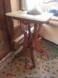 Marbletop Victorian side table