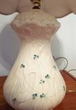 Belleek table lamp, perfect condition