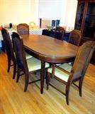 Dining room table and chairs