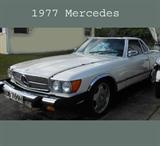 1977 Mercedes 450 SL 4 1/2 Liter V8 with less than 80,000 miles; needs TLC-a Great Project Car