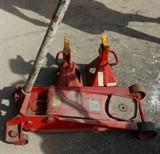 Very Large Lincoln Jack, possible 5 ton, and 2 Snap On Jack Stands