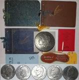 1886 Silver Dollar, 70s Silver Dollars and 1930s Autograph Books