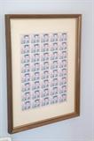 Framed Elvis Stamps