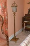 Bourbon Street Antique Brass Floor Lamp