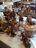                 many Christmas items (Fitz & Floyd)