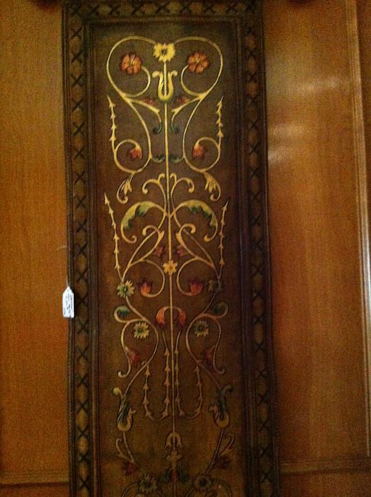                        1 of 2  leather wall hanging