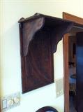                             antique wooden shelf