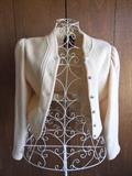 FABULOUS IVORY BOILED WOOL JACKET
