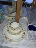 Hall Autumn Leaf Dinnerware Ser. for 8 (never used)