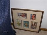 Framed Santa Postcards