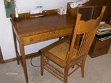 Oak Desk & Chair
