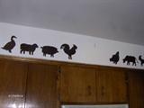 Tin animal cutouts