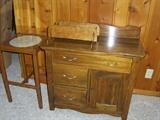 Another washstand (all refinished)