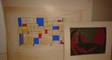 MID-CENTURY PAINTINGS ON HEAVY PAPER - NO FRAMES