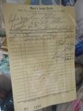 Original Receipt for Lamps/Shades