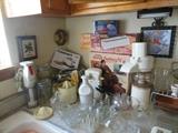 Vintage Kitchen 1. Small Appliances Glassware,etc