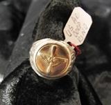 14kt Gold US Air Corp Ring