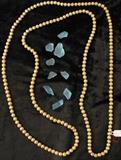 Goldtone Metal 52" Bead Necklace
