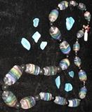 Vintage Multicolored Lucite Bead Necklace