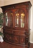 Fairmont Design 4-door Glass front Lighted China Cabinet