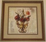 Better Homes for Home Interiors 1 of 2 Large Framed & Matte Floral Still Life Prints