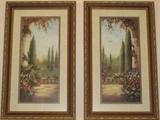 Home Interiors Framed & Matted Garden Prints