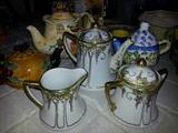 TEA POTS AND CHINA