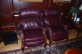 PAIR OF HANCOCK & MOORE LEATHER RECLINERS