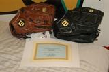 Greg Maddux signed Baseball Mitts