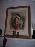 large signed Chagall print