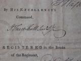 J Turnbull's Signature on this document under G. Washingtons signature.