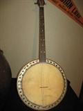 Pat. Nov. 1900 Gibson 4 string Banjo with resonator back 