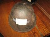 WorldWar II Romainian Helmet copied after the Dutch in original as found condition.