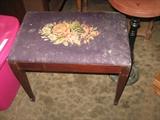 Needle point bench.