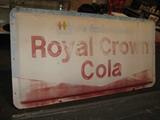 Metal Royal Crown Cola Sign one sided.