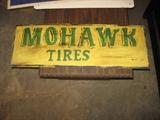 metal old Mohawk Tires sign.