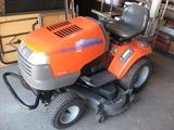 Husqvarna Near new Riding mower with 48" deck and approx 140 hours barely broke in with new battery ready to work. 