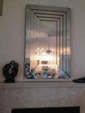 As is Art Deco style mirror
