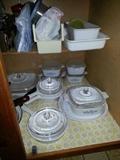Large lot of Pyrex casseroles
