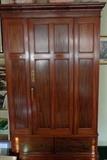 19th century mahogony armoire