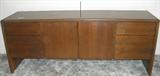 large matching walnut credenza