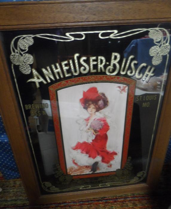 Assortment of Anheuser Busch collectibles