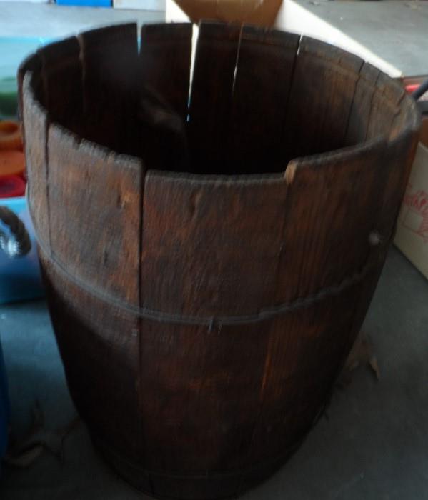 Vintage barrel.