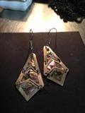 Sterling and Abalone Earrings