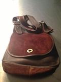 Vintage Coach Handbag - Leather and Suede