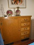 Oak Storage Cabinet ( was in one of the pharmacy's)