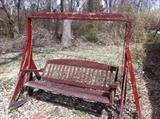 Backyard "porch" swing